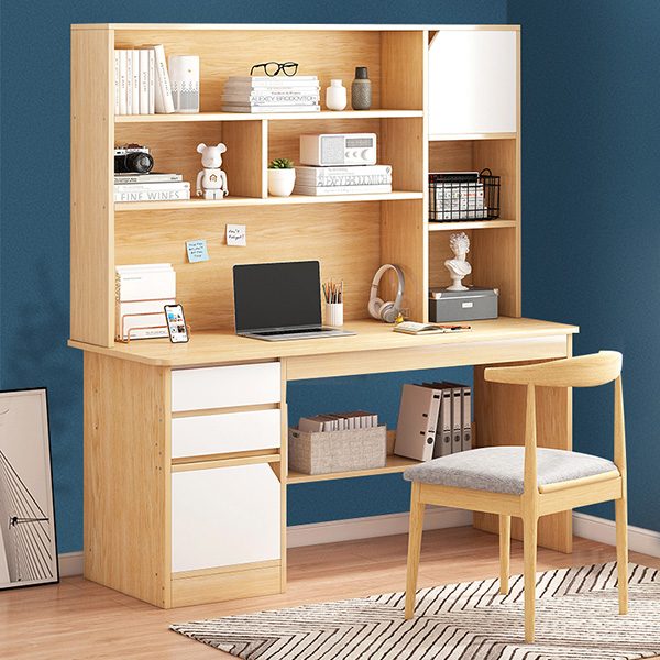 Bàn làm việc liền giá sách BLV-102