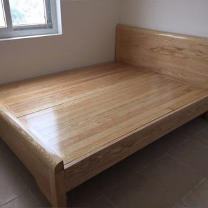 Giường gỗ sồi nga dát phản – GN015