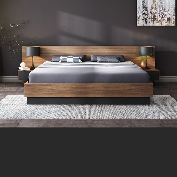 Giường ngủ liền táp hiện đại – GN035