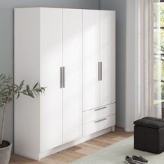 Tủ quần áo 4 cánh giá rẻ – TA011