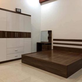 Tủ Quần Áo 4 cánh Gỗ MDF – TA012