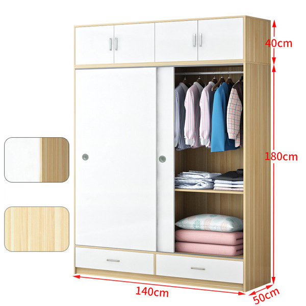 Tủ quần áo cánh lùa gỗ công nghiệp LK-1940