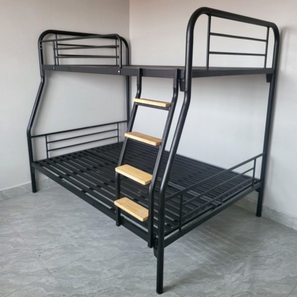 Giường sắt tầng 1m4 ống tròn lắp ghép GS 21