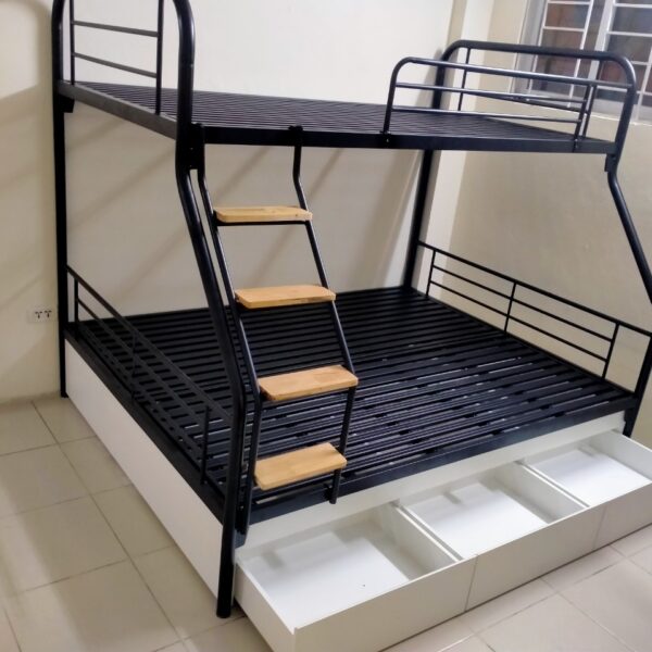 Giường sắt tầng ống tròn 1m6 - GS 40