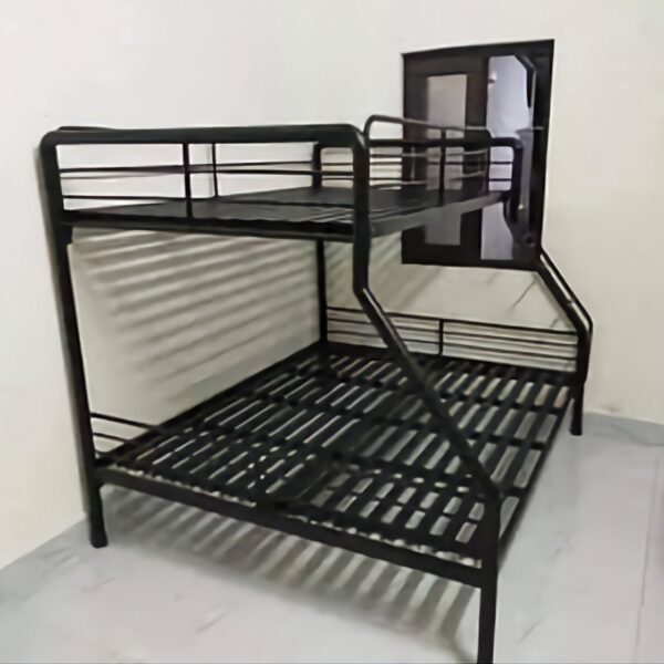 Giường sắt tầng 1m6 ống tròn lệch GS 29